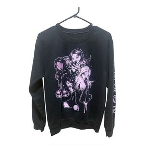 Bratz Black Sweatshirt with Purple Graphic